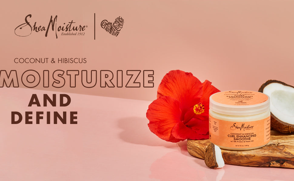 SHEA MOISTURE Coconut and Hibiscus Curl Enhancing Smoothie, 340 g