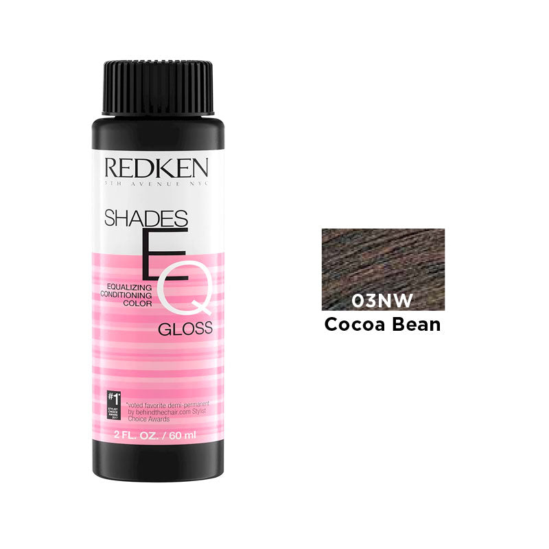 Redken Shades Eq Gloss Equalizing Conditioning Color 60ml “ Cocoa Bean 03nw