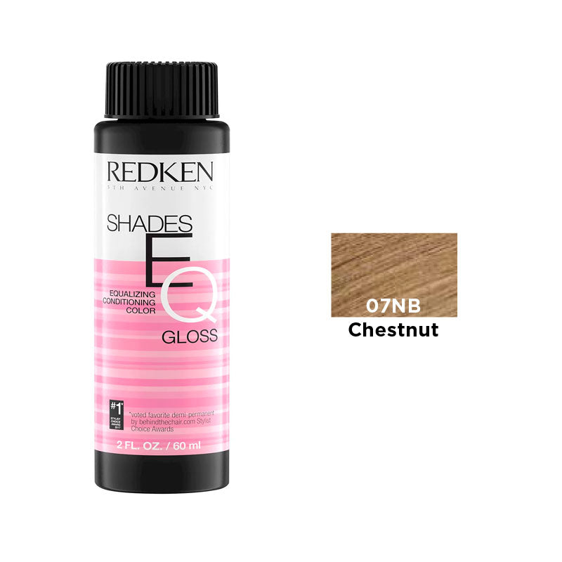 Redken Shades Eq Gloss Equalizing Conditioning Color 60ml “ Chestnut 07nb