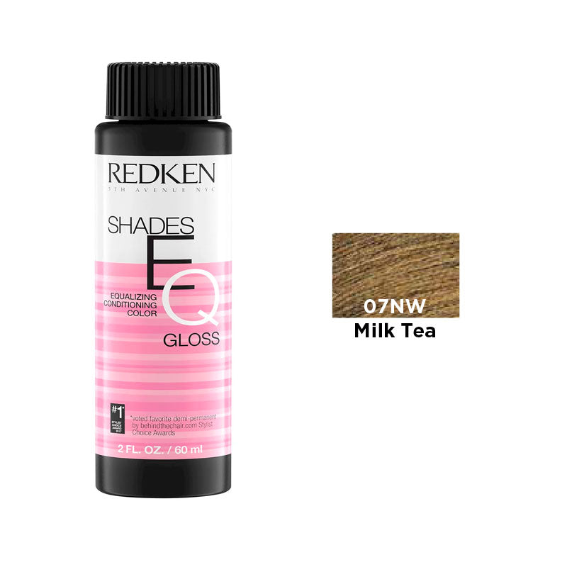 Redken Shades Eq Gloss Equalizing Conditioning Color 60ml “ Milk Tea 07nw