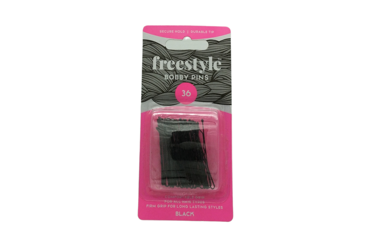 Freestyle Bobby Pins 36 Pack -Black