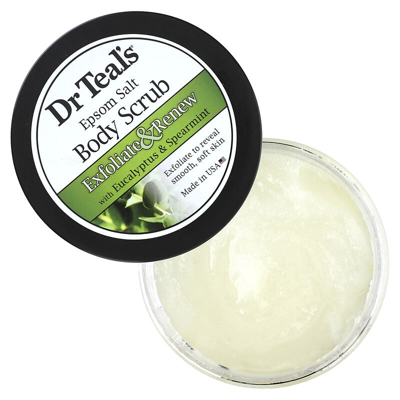 Dr. Teal's - Epson Salt Body Scrub, Eucalyptus & Spearmint 454g
