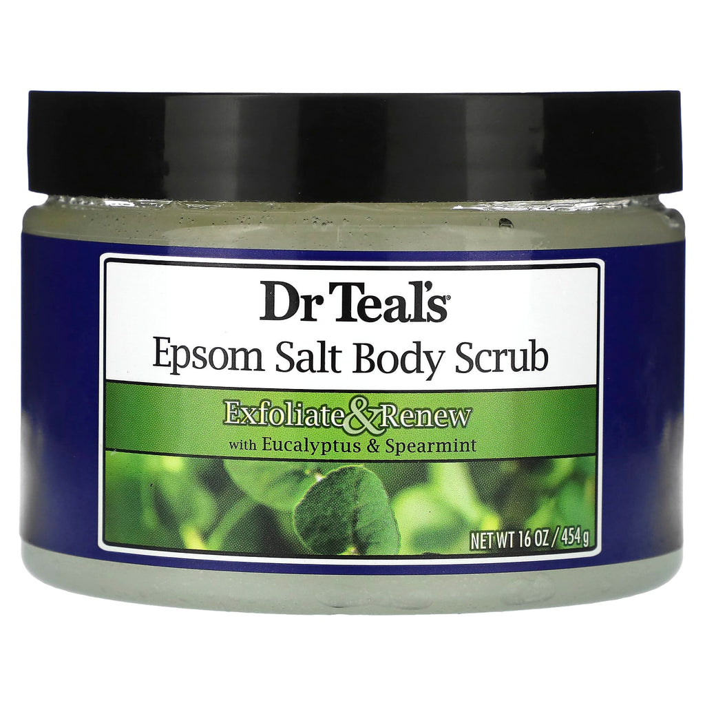 Dr. Teal's - Epson Salt Body Scrub, Eucalyptus & Spearmint 454g