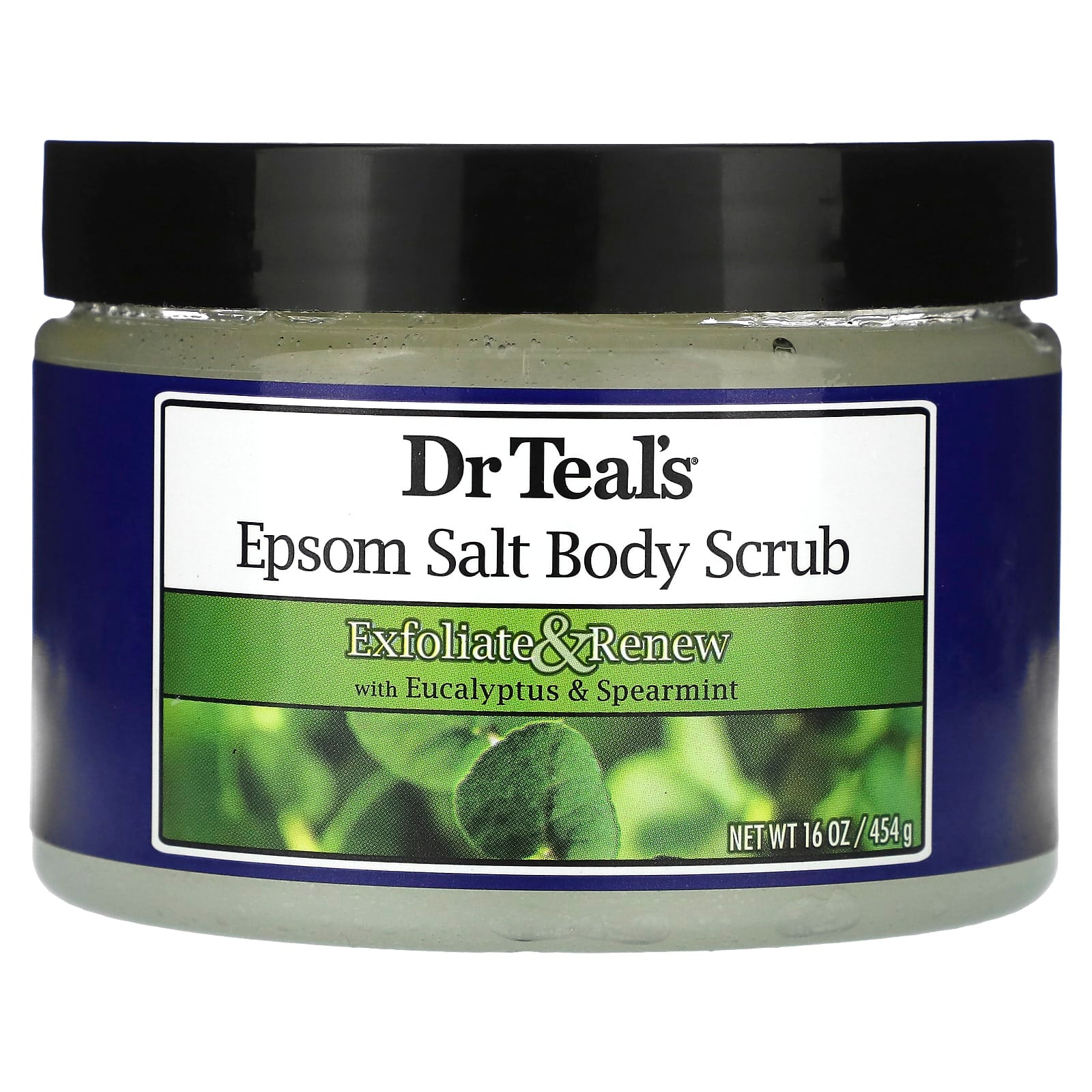 Dr. Teal's - Epson Salt Body Scrub, Eucalyptus & Spearmint 454g