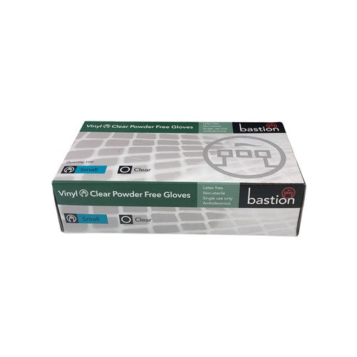 Bastion Vinyl Clear Small Gloves 100 pieces