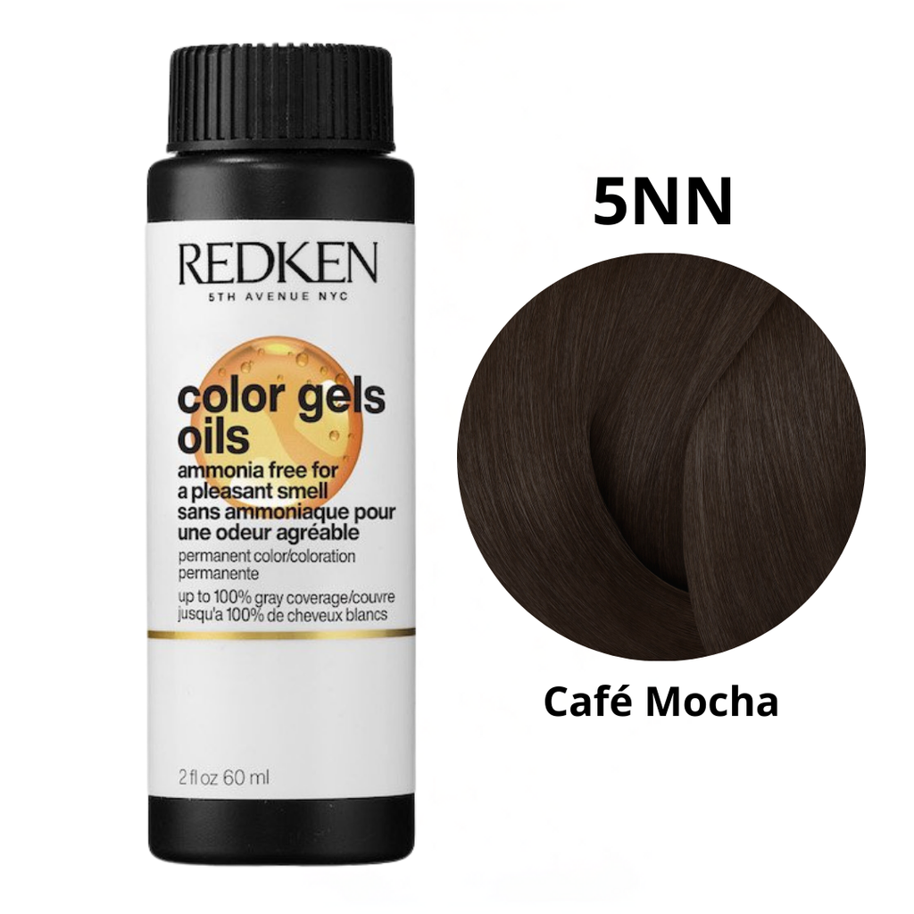 Redken Colour Gels Oils 5NN Cafe Mocha 60ml