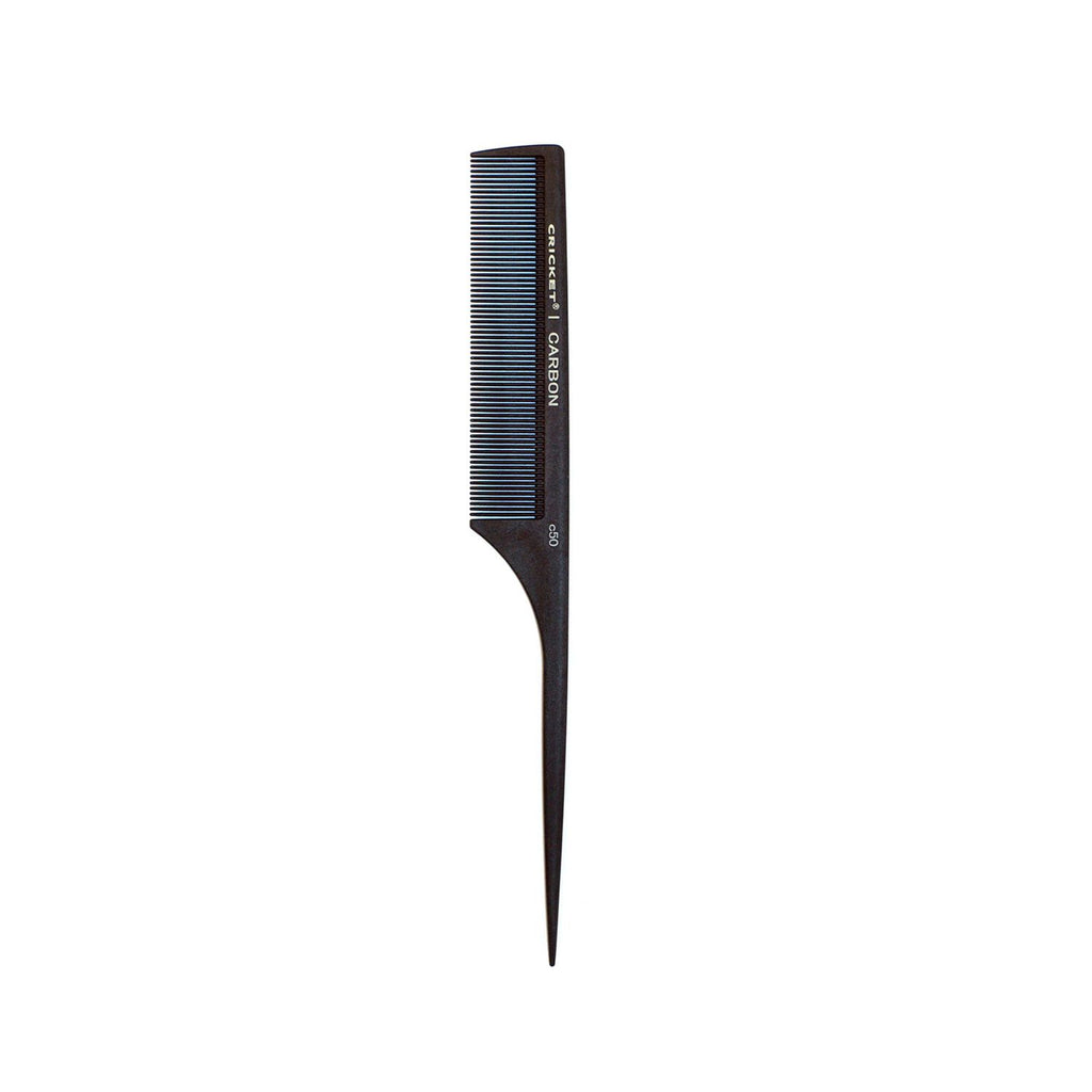 Cricket Carbon C50 Fine Toothed Rattail Comb