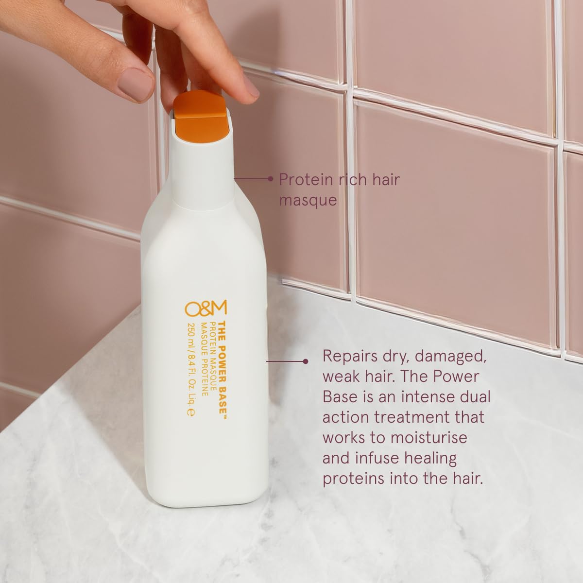 O&M The Power Base Protein Masque 250ml