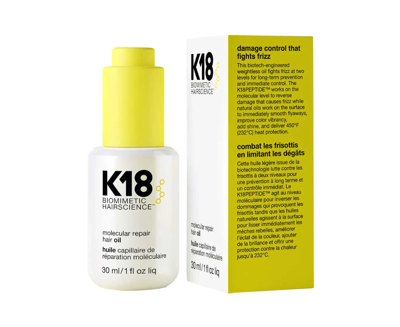 K18 Professional Molecular Repair Hair Oil 30mL