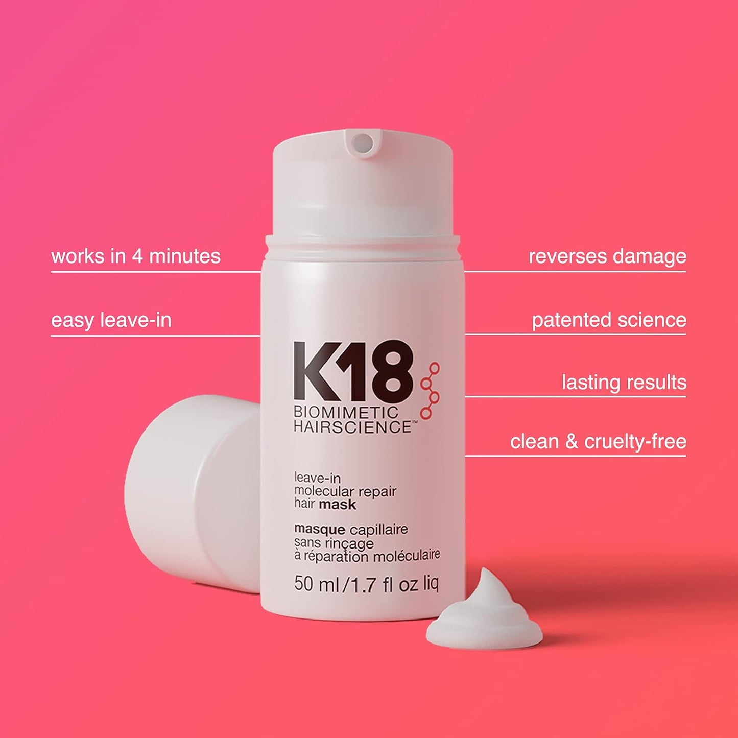 K18 Leave-In Molecular Repair Hair Mask 50 ml