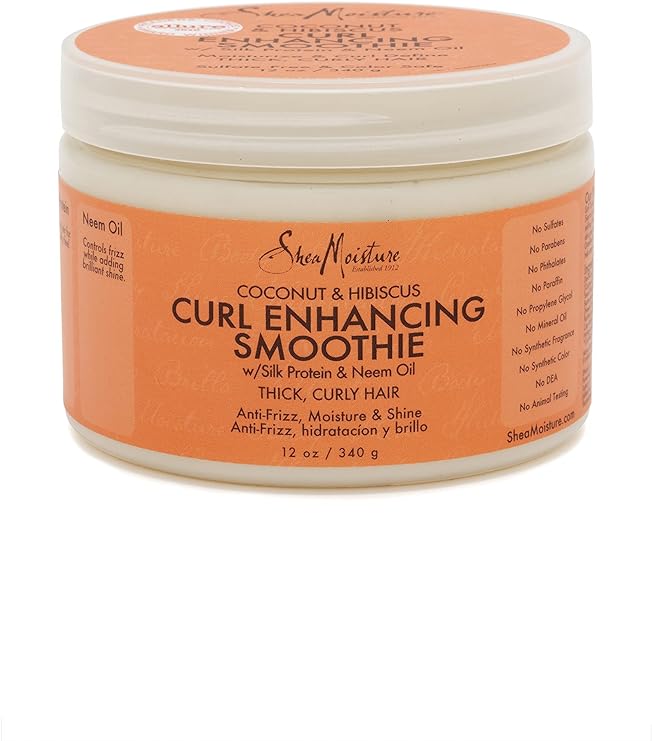 Shea Moisture Coconut And Hibiscus Curl Enhancing Smoothie, 340 G