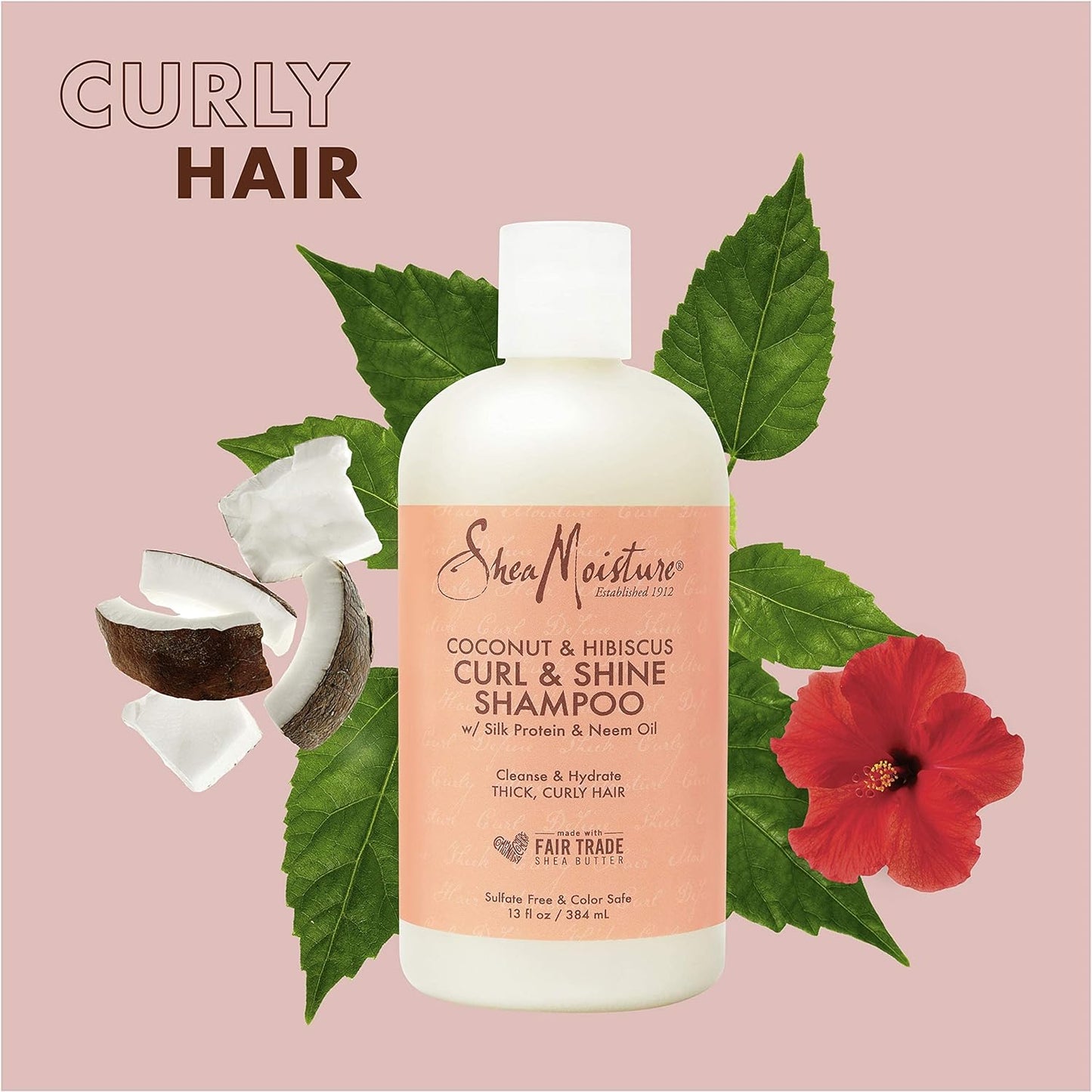 Shea Moisture Coconut Hibiscus Curl Shampoo 384ml