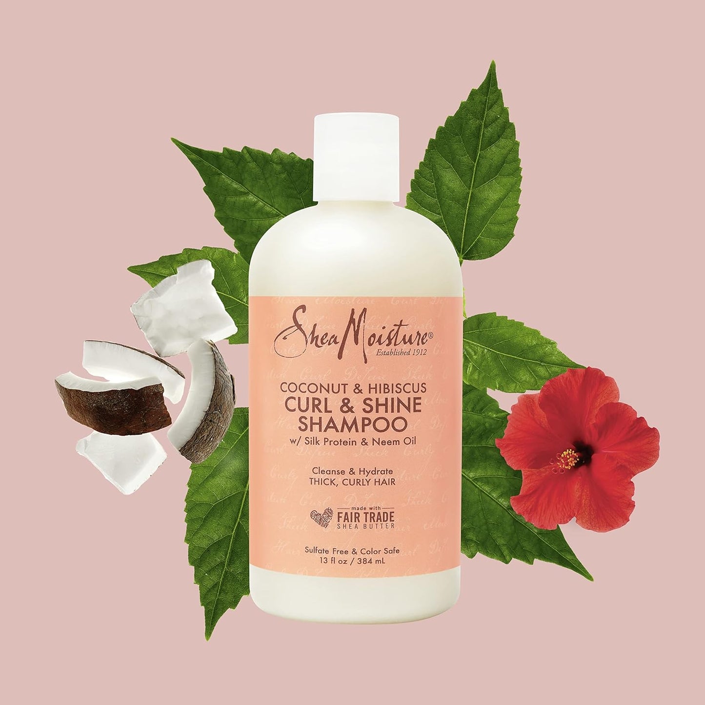 Shea Moisture Coconut Hibiscus Curl Shampoo 384ml