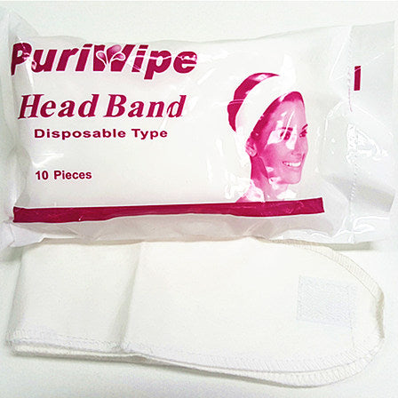 DISPOSABLE HEAD BAND VELCRO 10PK