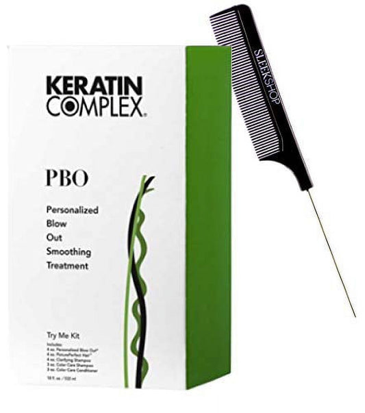 Keratin Complex PBO Personalized Blow Out Smoothing Treatment, TRY ME KIt)100ml