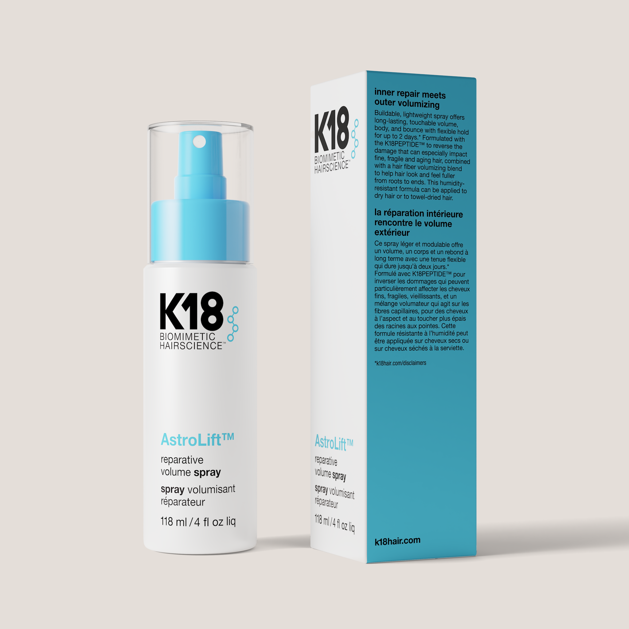 K18 Astrolift Volume Spray 118ml