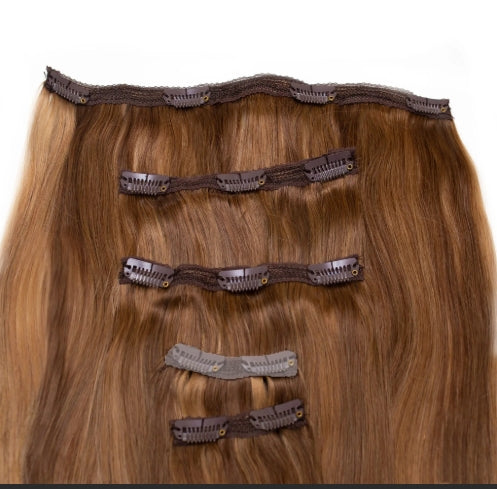Caramel Blend Clip in Hair Extension
