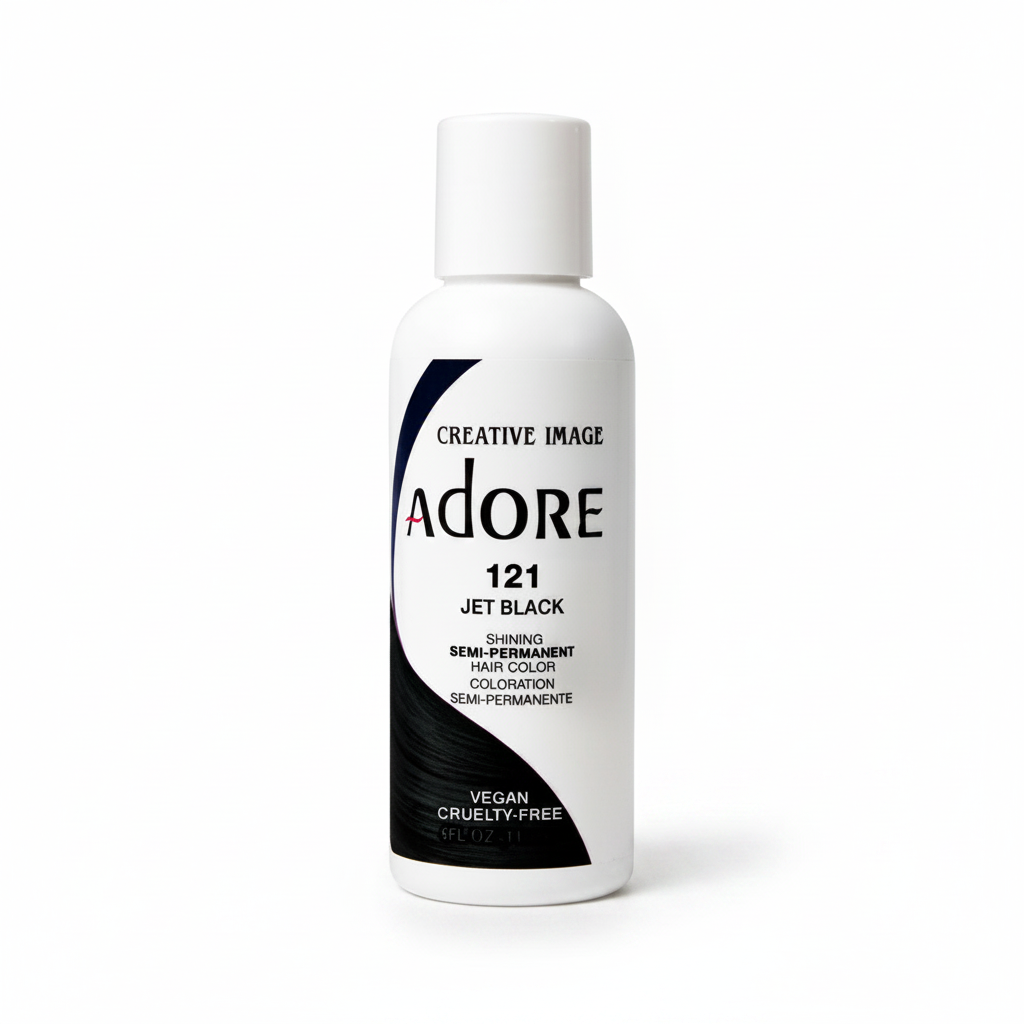 Adore Jet Black White