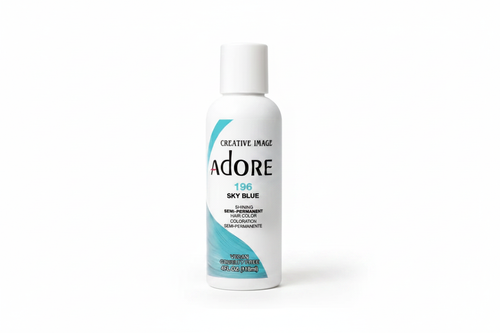 Adore Sky Blue 196 - Clean White