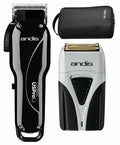 Andis Black Cordless Combo - Clipper & Foil Shaver