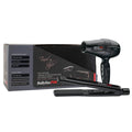 BabylissPro Travel In Style - Dual Voltage Straightener Iron & Hairdryer