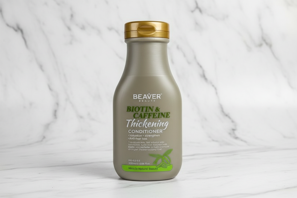 Beaver Biotin & Caffeine Conditioner - Marble Background