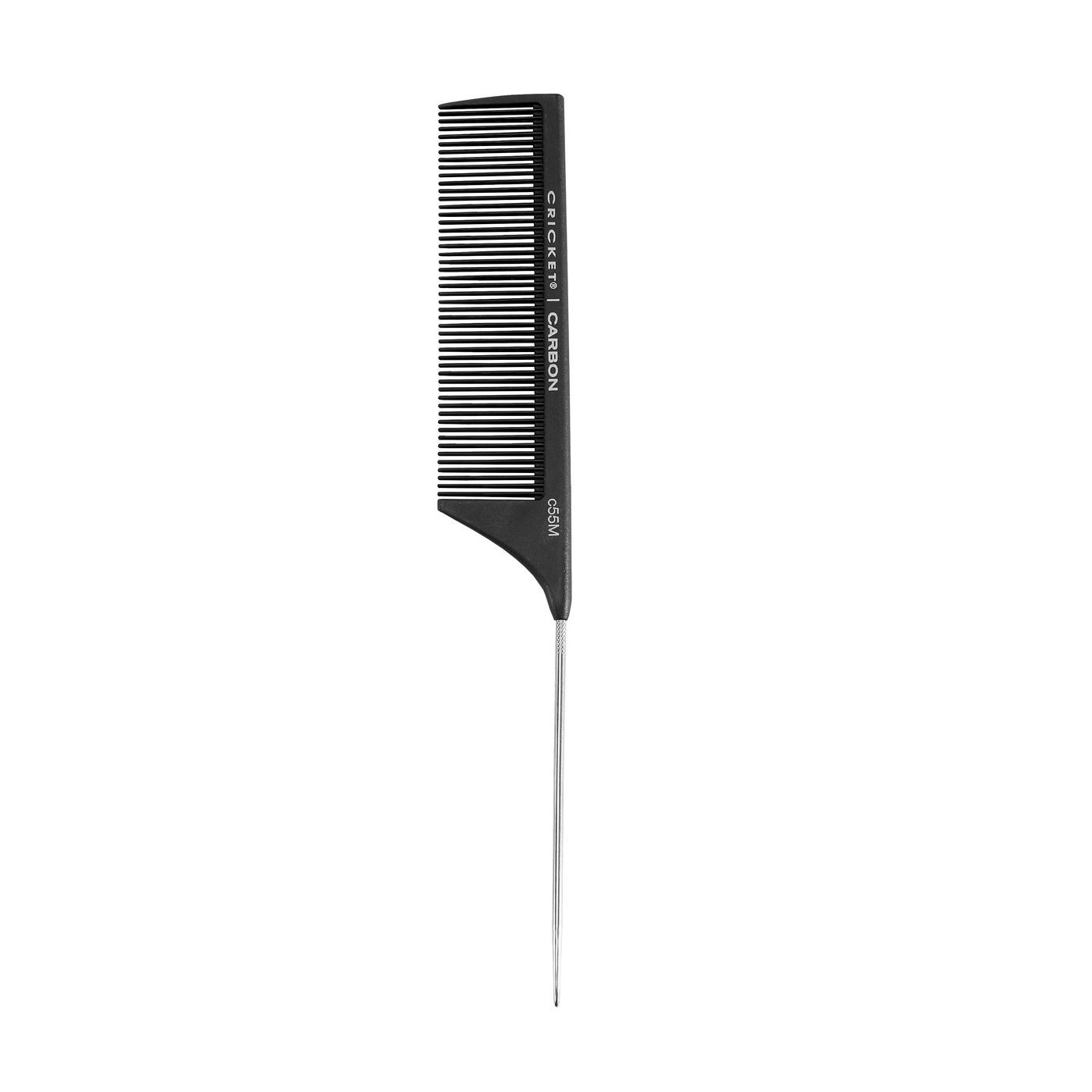 Cricket Carbon C55m Medium Tooth Steel Tail Comb