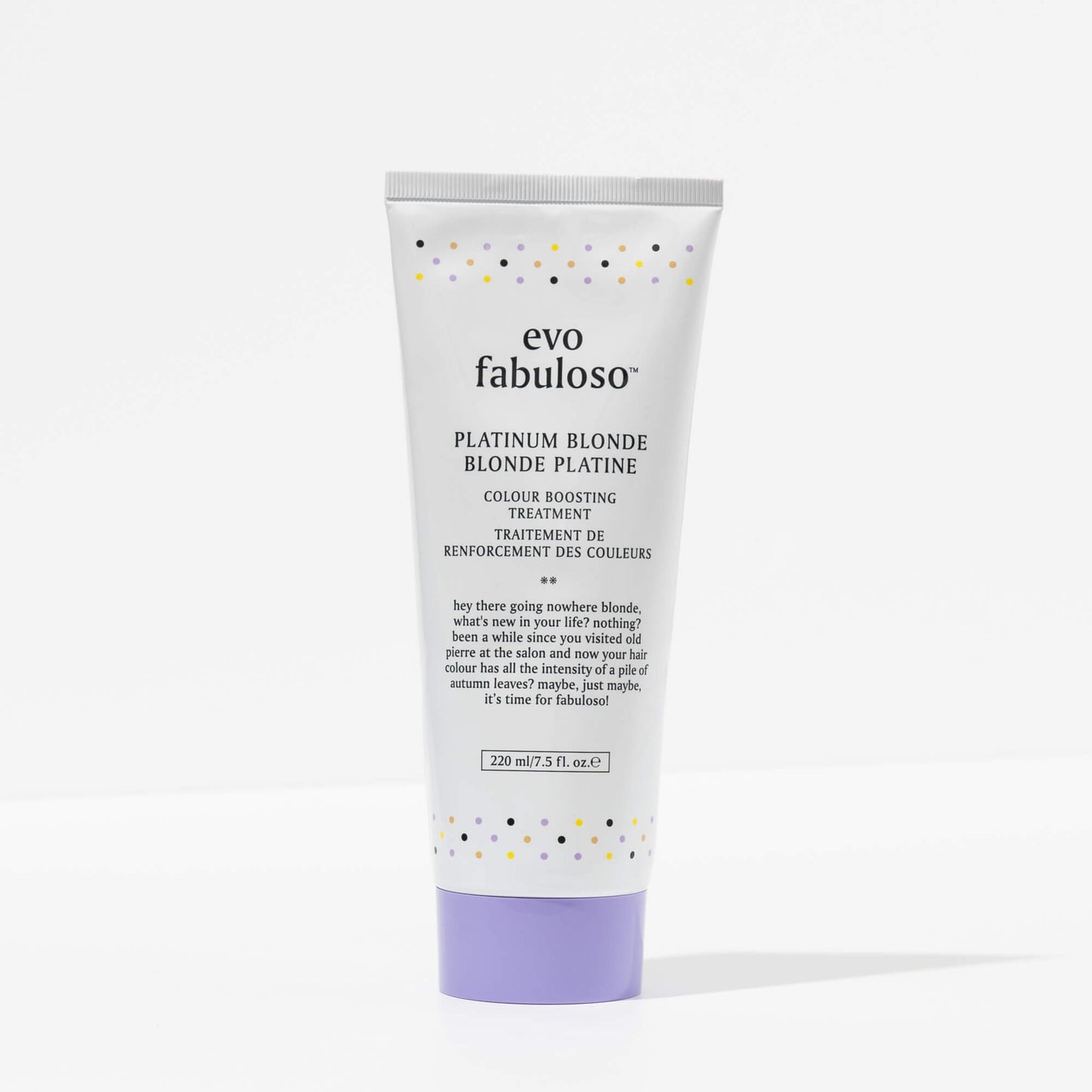 evo fabuloso platinum blonde colour boosting treatment 220ml