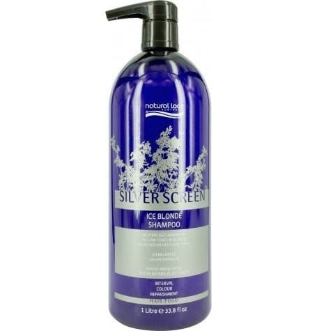 Natural Look Hair Food Silver Screen Ice Blonde Shampoo 1L