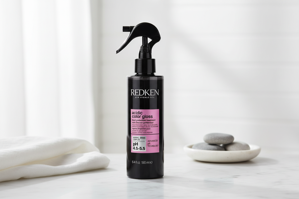 Redken Acidic Colour Gloss Heat Protection Treatment on Marble