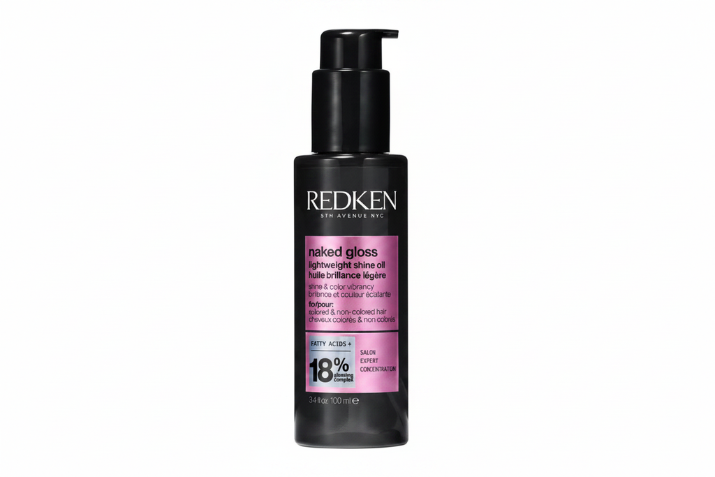 Redken Naked Gloss Shine Oil Plain White Background