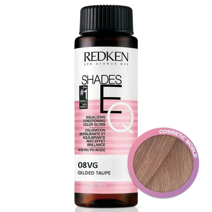 Redken Shades Eq Gloss Equalizing Conditioning Color 60ml “ 08vg Gilded Taupe