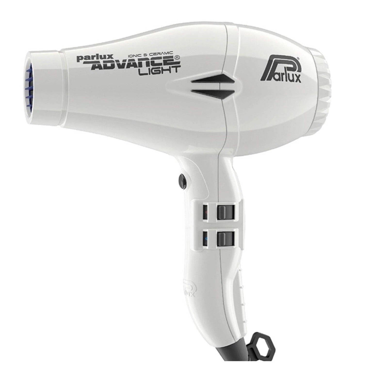 White Parlux Advance Light Hairdryer