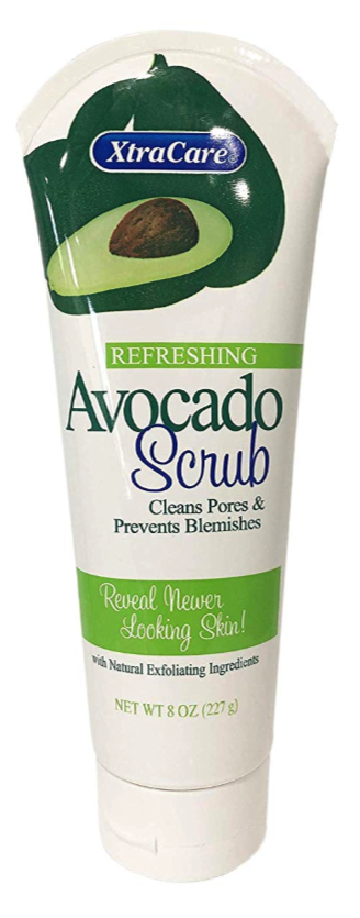 Refreshing Avocado Scrub Pore Cleanser Exfoliating Blemish Exfoliator (227g)