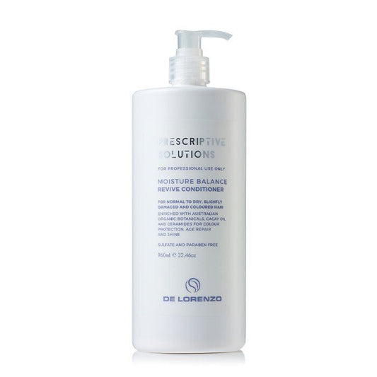 De Lorenzo Prescriptive Solutions Moisture Balance Revive Conditioner 960ml + Pu