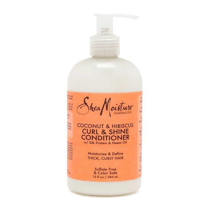 Shea Moisture Coconut And Hibiscus Curl And Shine Conditioner, 384 Ml