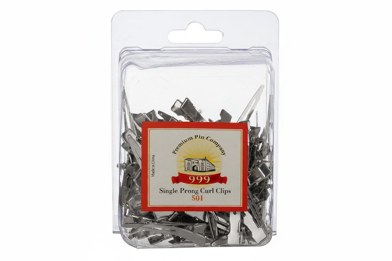 Single Prong Curl Clips 501 - Enhanced