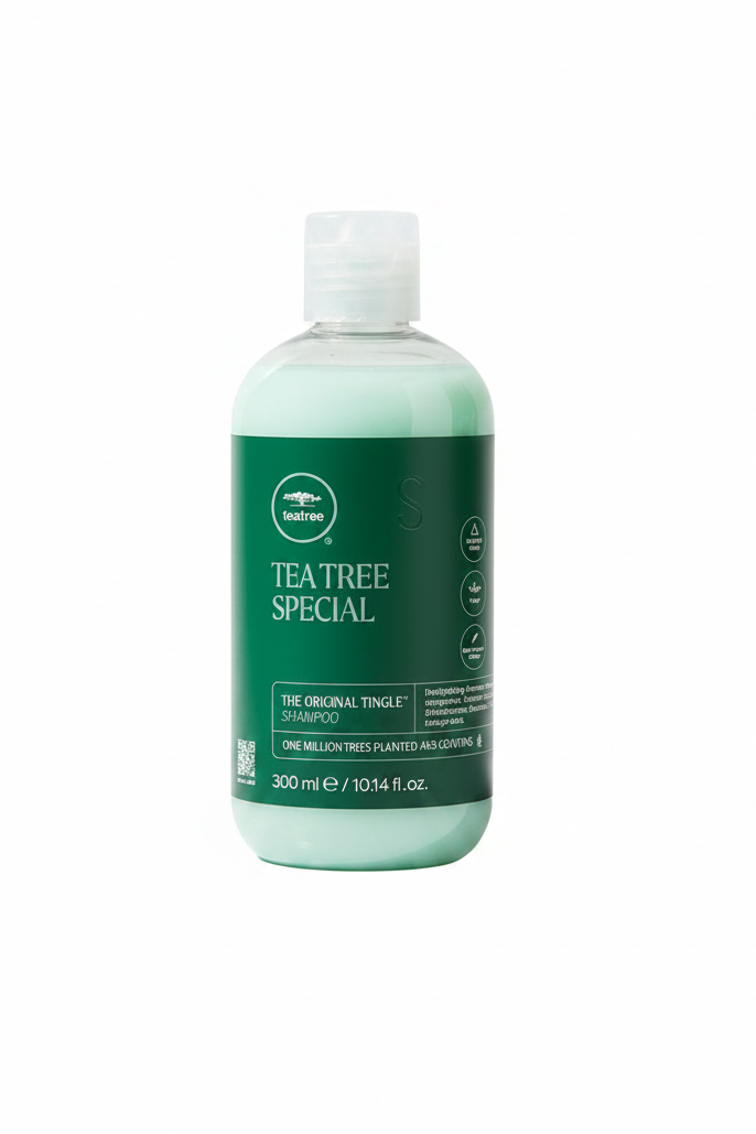 Tea Tree Special Shampoo White Background